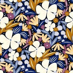 Flat Flowers Pattern