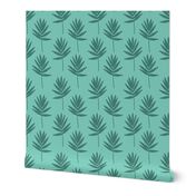 palms- mint/green