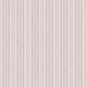 (M) Boho stripe mauve on pale rose