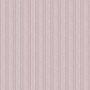 (S) Boho stripe pale mauve