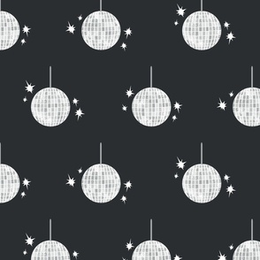 Disco Balls Pattern 1 - Classic Silver