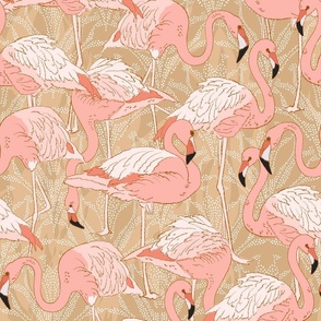 Pink Flamingos Camel