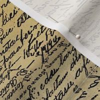 Vintage hand writing