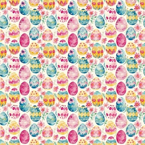 Pastel Watercolor Easter Eggs 