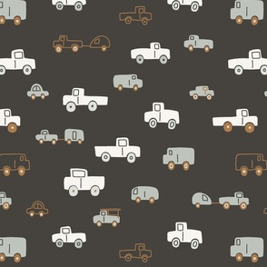 summer roadtrip collection roadtrip cars and trucks in charcoal gray