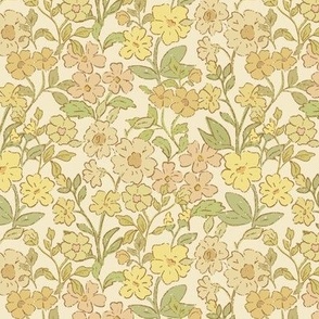 full bloom florals: yellow on yellow