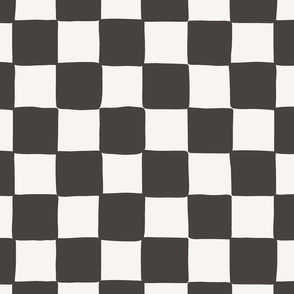 summer roadtrip collection summer checkerboard hand-drawn in charcoal gray