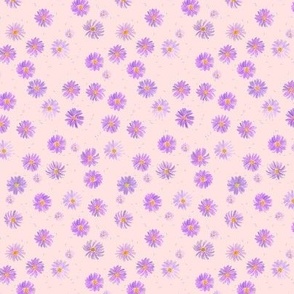S - confetti flowers -Punchy Purple 