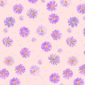 Med- confetti flowers -Punchy Purple 