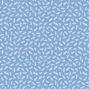 little blue sprouts - small 10 in repeat