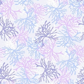 Boho Beach Seaweed yLavender Blue by Jac Slade