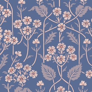 minimalist blossoms benjamin moore blue nova and teacup