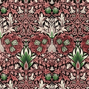 SNAKESHEAD IN GUAVA FRUIT - WILLIAM MORRIS - Large Scale