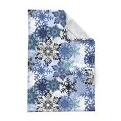 Snowflake holiday christmas pattern