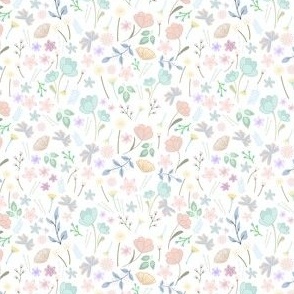 Wildflower meadow 3.5 x4.5 pattern repeat 