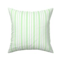 Bright pastel green and white vertical stripe pattern