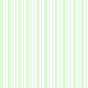 Bright pastel green and white vertical stripe pattern