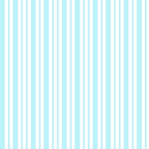 light blue and white vertical stripe pattern
