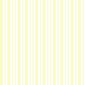 Pastel yellow and white vertical stripe pattern