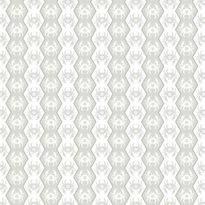 crabs on vertical stripes in light gray and white | nautical summer fabric | small