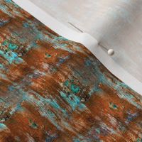 Teal and Orange Rust | Rustic Background 