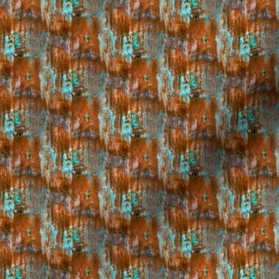 Teal and Orange Rust | Rustic Background 