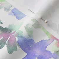 Bellagio florals - watercolor loose flower bloom - tie die nature - painted artistic floral for modern home decor wallpaper nursery b161-13