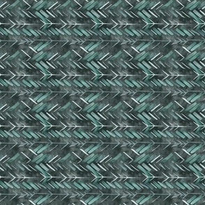 TEAL ETHNIC CHEVRONS FLWRHT