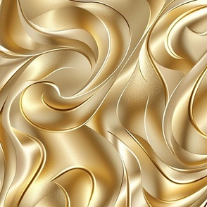 Golden Swirl Elegance