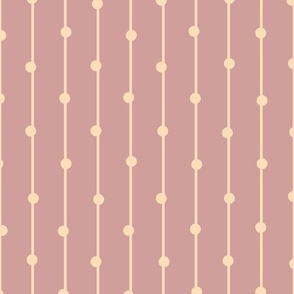 Warm minimalism - circles and lines - dusty pink 5