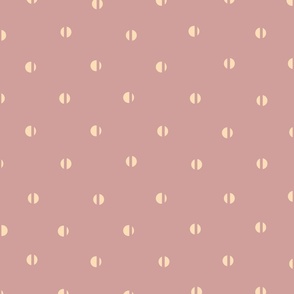 Warm minimalism - circles  - dusty pink 6