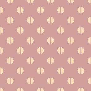 Warm minimalism - circles  - dusty pink 7