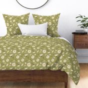 Daisy Meadow Floral_Green