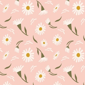 Daisy Meadow Floral_Pink