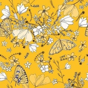 Butterflies in Yellow