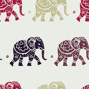 Elephant Indian Style Beige 
