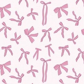 (L) Dusky puce pink bows, large scale