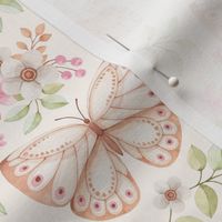 Butterfly Floral (pearl) 