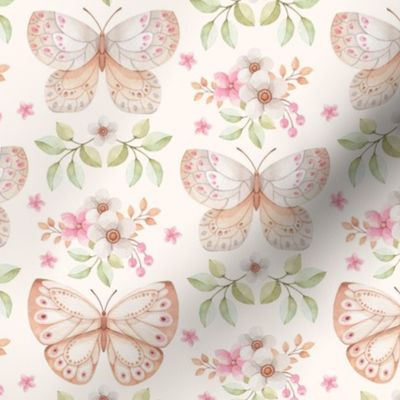 Butterfly Floral (pearl) 