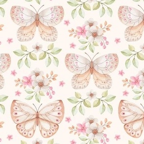 Butterfly Floral (pearl) 