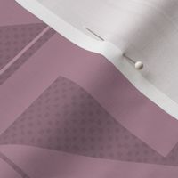 Modern Geometric Wall - Textured Monotone Mosaic of Shapes - In Deep Cameo Pink Tones