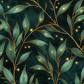 Willow Glow - Cerulean Wallpaper  