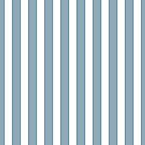 2" rep stripes blue white