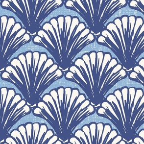 Coastal Shells_Extra Large_Airy Blue-Deep Ultramarine Blue