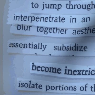 Imperitives: Phrases for collage poetry