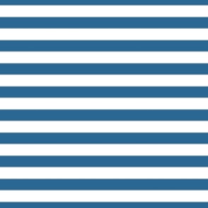 2" rep stripes blue white horisontal