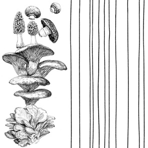 Mushroom stripe pattern