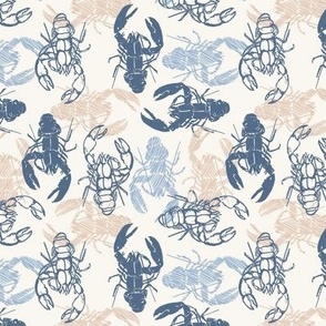 Lobster Camo_Small_Moonlight Blue-Cream Tan