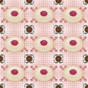 jellies_ cherries_ chocolates and dots - pink