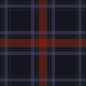 Dark navy plaid 